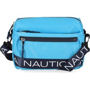 Women's Scuba Blue Bean crossbody/Belt Bag adjustable shoulder strap